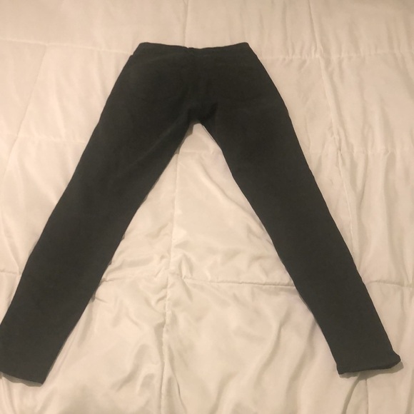 Topshop Moto Leigh jeans in dark olive green - Picture 6 of 6